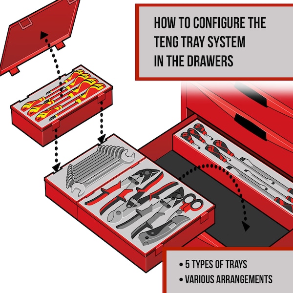 TT1215AF - 15 Piece 1/2" Drive SAE Socket Set